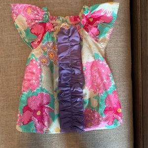 Rufflebutts Floral Baby Dress